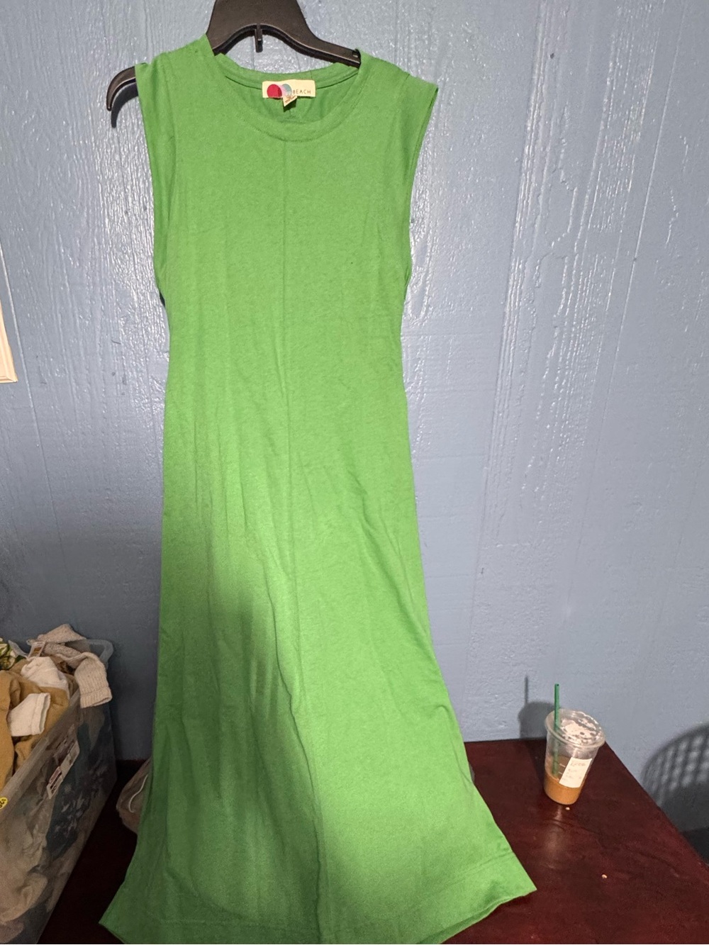 Free People Sleeveless Green Maxi Dress - Classic Casual